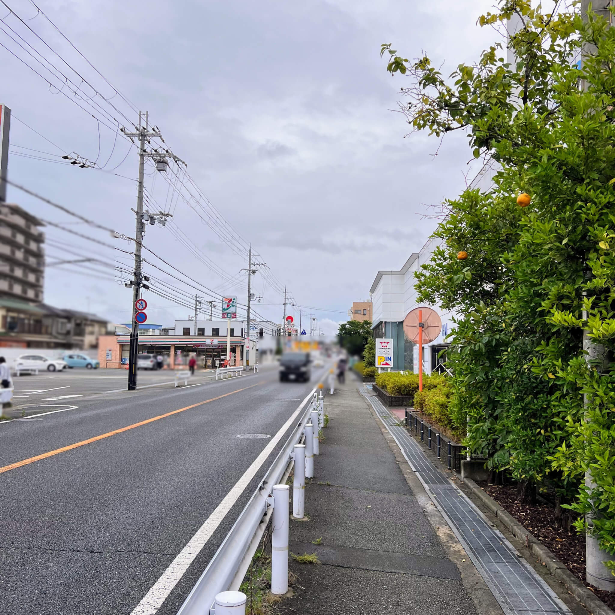 （仮称）ドラッグコスモス加古川平岡店ができるところから北側を見たところ