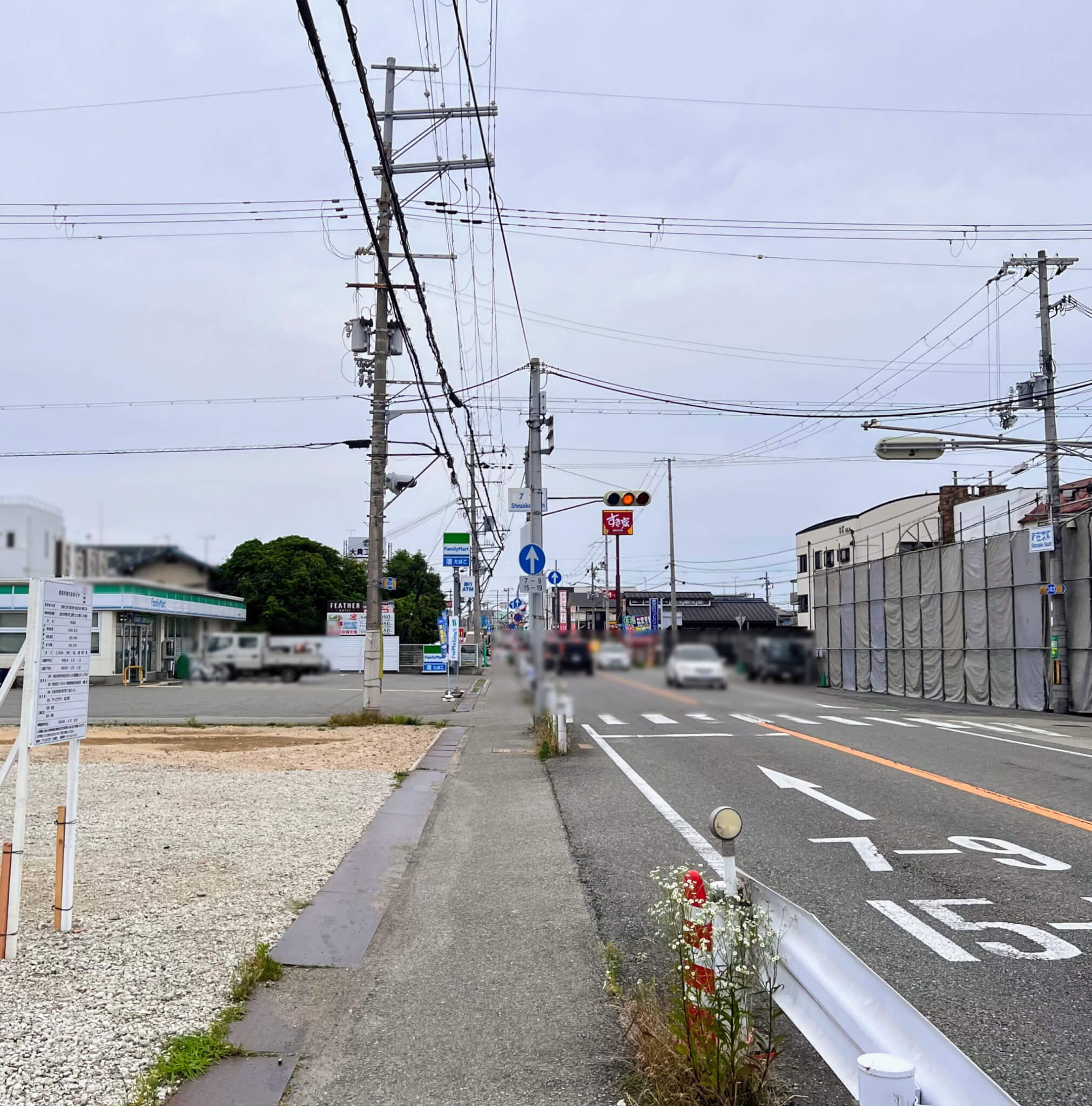 （仮称）にぎり長次郎加古川店のできる場所の周辺