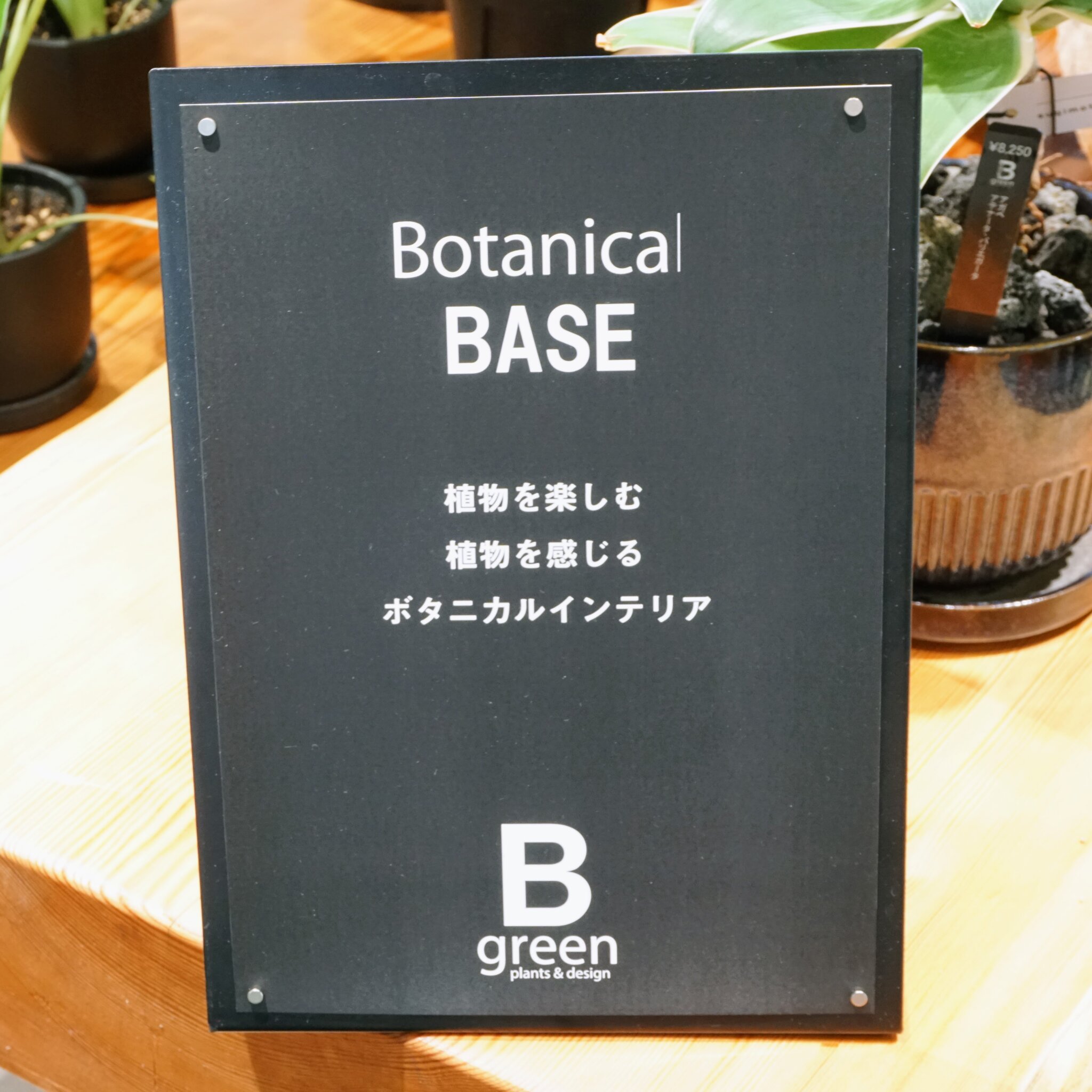 Botanical BASE 植物を楽しむ 植物を感じる ボタニカルインテリア Bgreen