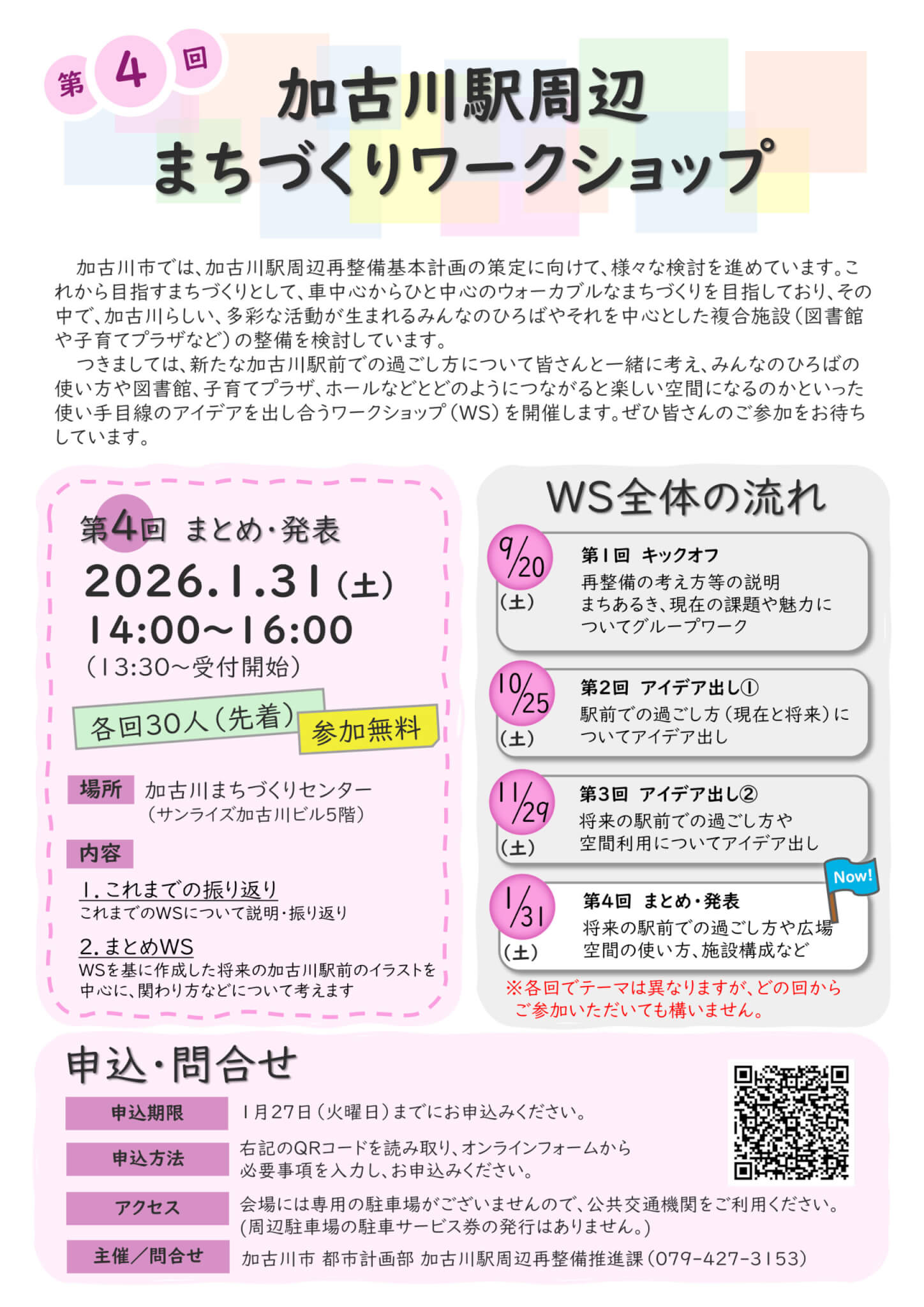 加古川駅周辺まちづくりワークショップ