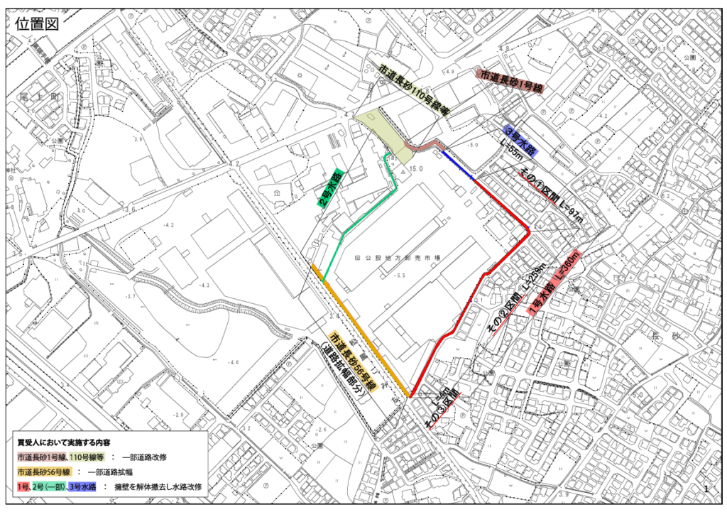 旧加古川市公設地方卸売市場跡地