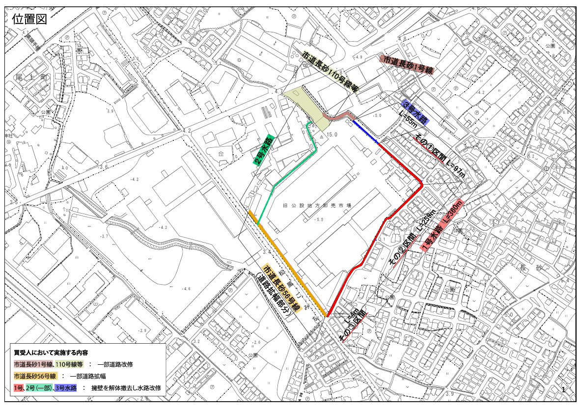 旧加古川市公設地方卸売市場跡地