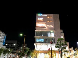 夜のスーパーホテル加古川駅前